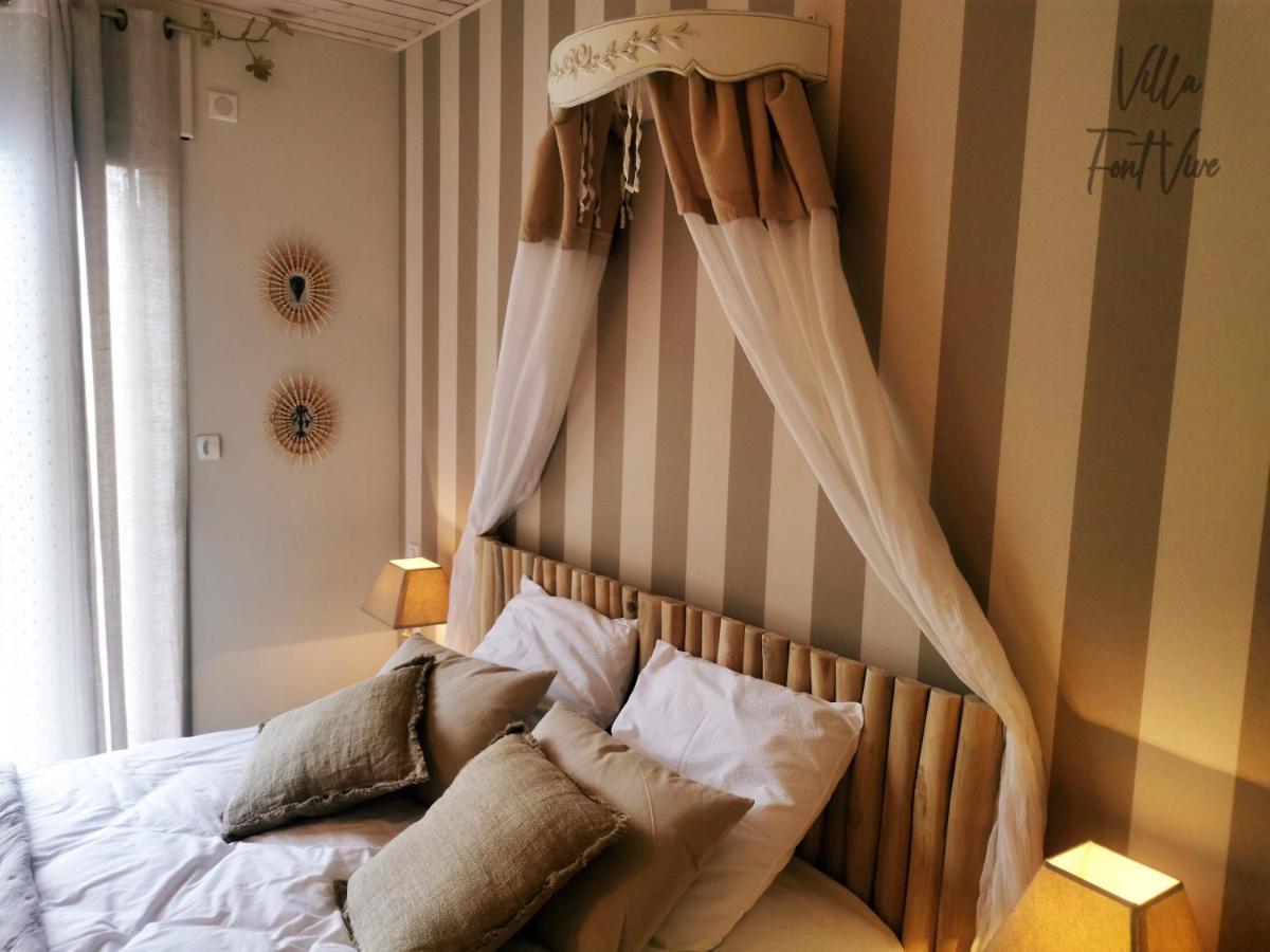 Villa Font Vive - Chambres D'Hotes Eco-Labellisees Avec Cuisine - Confort, Calme Et Vue Exceptionnels ! Grospierres Eksteriør billede