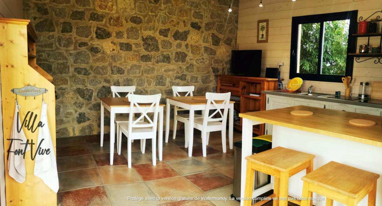 Villa Font Vive - Chambres D'Hotes Eco-Labellisees Avec Cuisine - Confort, Calme Et Vue Exceptionnels ! Grospierres Eksteriør billede