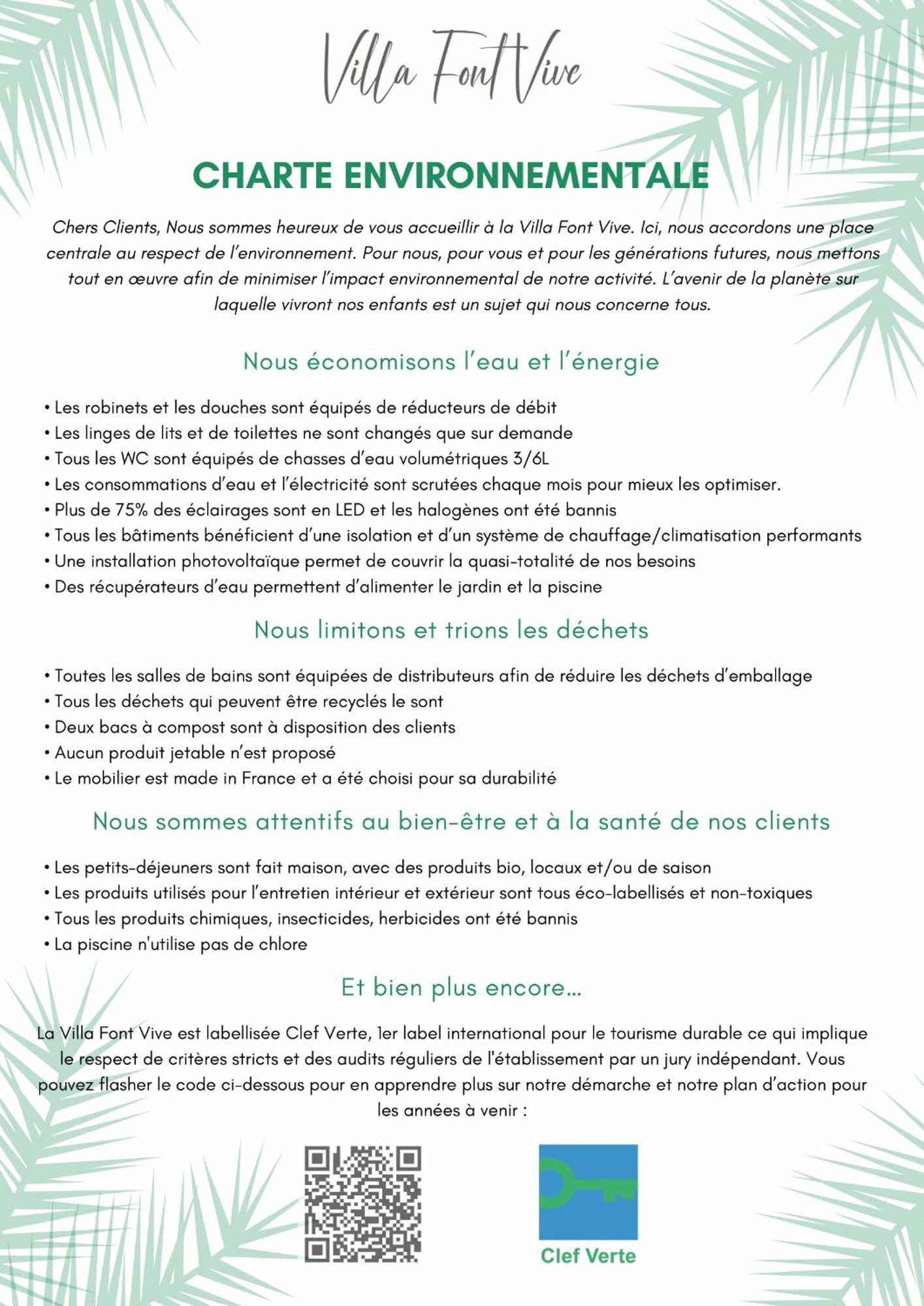Villa Font Vive - Chambres D'Hotes Eco-Labellisees Avec Cuisine - Confort, Calme Et Vue Exceptionnels ! Grospierres Eksteriør billede