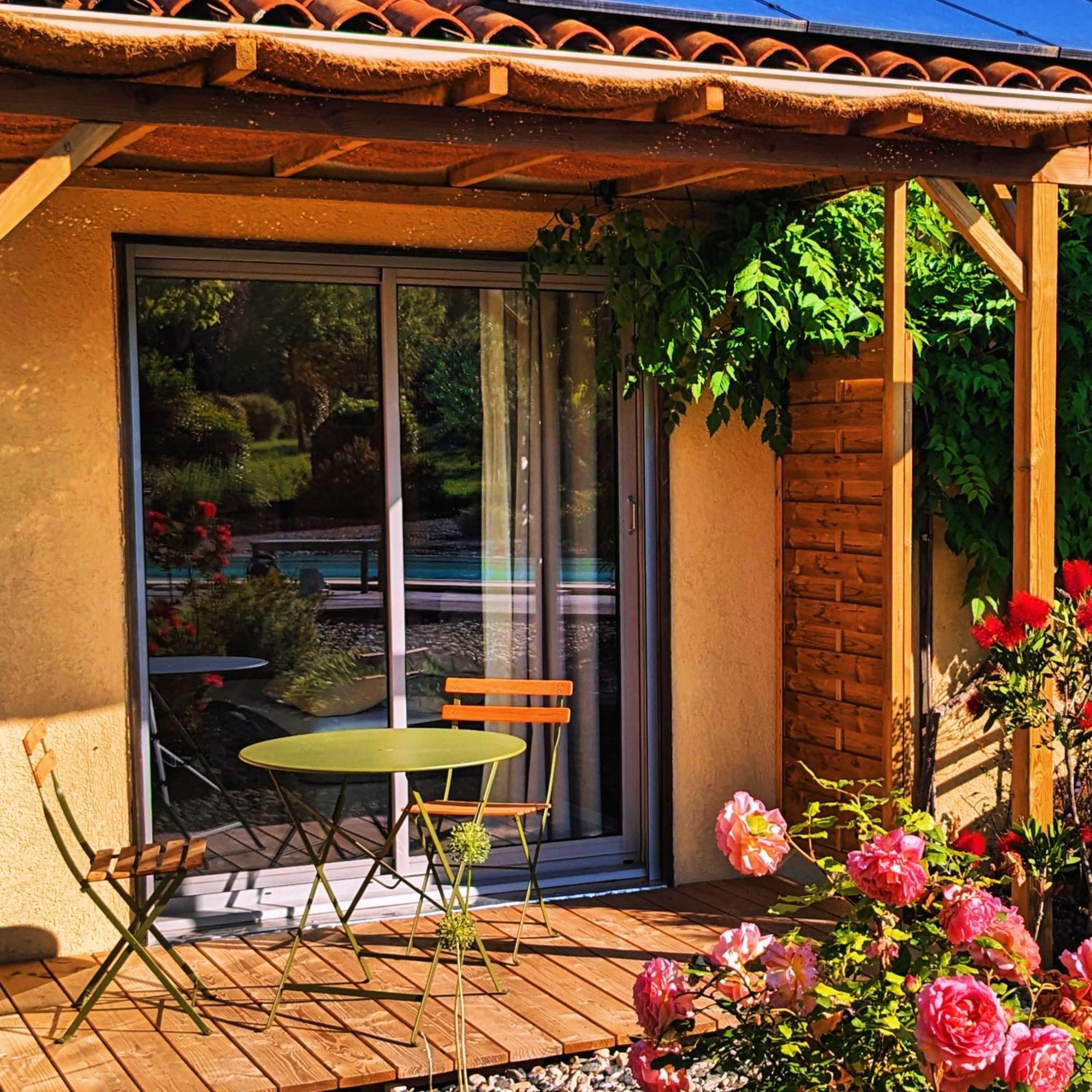 Villa Font Vive - Chambres D'Hotes Eco-Labellisees Avec Cuisine - Confort, Calme Et Vue Exceptionnels ! Grospierres Eksteriør billede